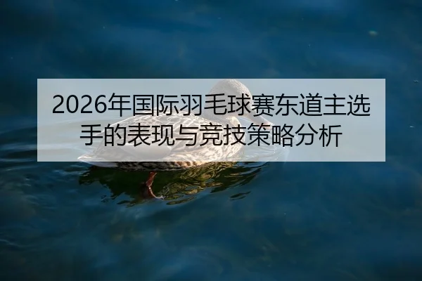 2026年国际羽毛球赛东道主选手的表现与竞技策略分析