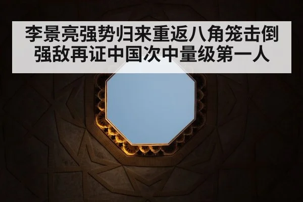 李景亮强势归来重返八角笼击倒强敌再证中国次中量级第一人